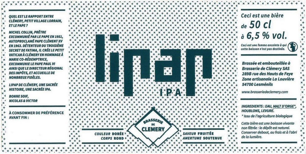 Etiquette BRASSERIE DE CLEMERY 04