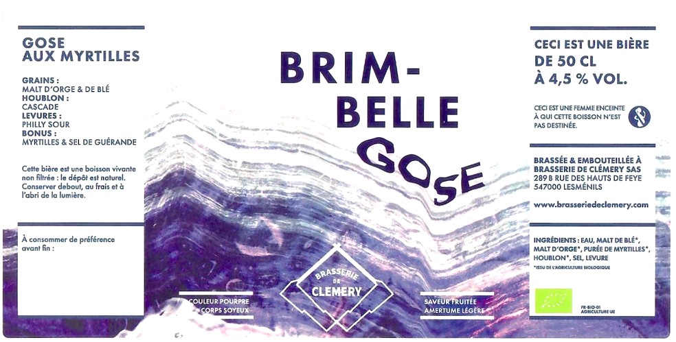 Etiquette BRASSERIE DE CLEMERY 06