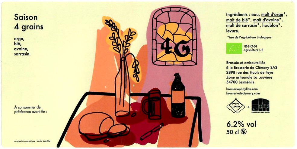 Etiquette BRASSERIE DE CLEMERY 09