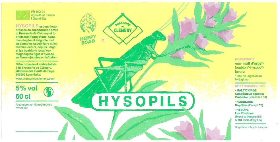 Etiquette BRASSERIE DE CLEMERY 10