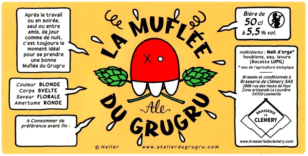 Etiquette BRASSERIE DE CLEMERY 11