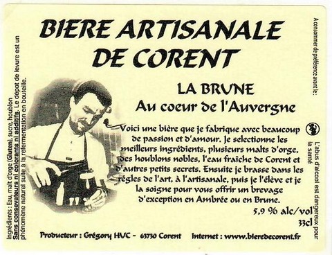 etiquette BRASSERIE DE CORENT 04