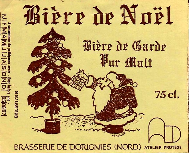 etiquette BRASSERIE DE DORIGNIES 01