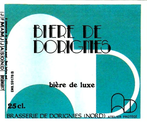 etiquette BRASSERIE DE DORIGNIES 09