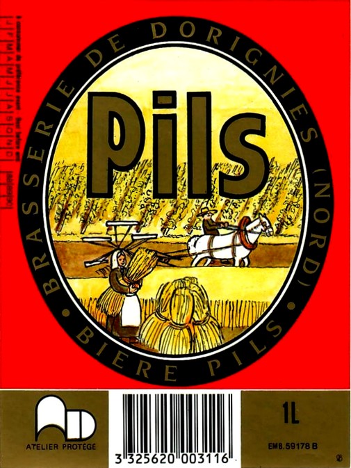 etiquette BRASSERIE DE DORIGNIES 21