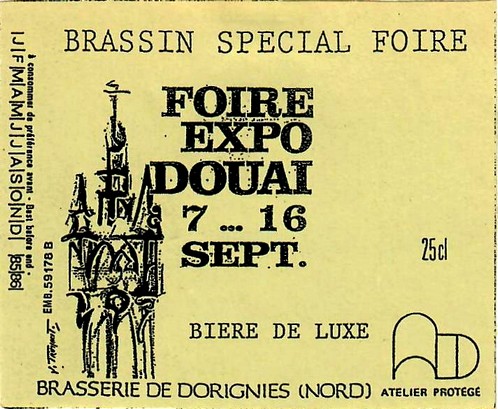 etiquette BRASSERIE DE DORIGNIES 24