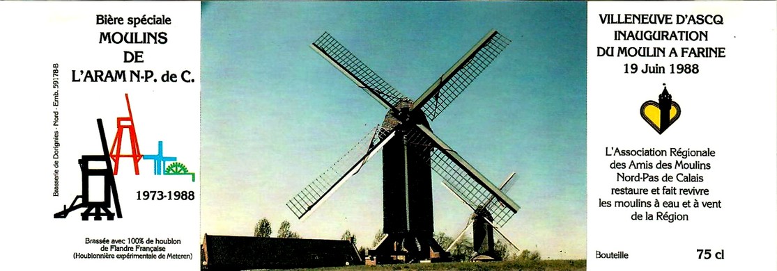 etiquette BRASSERIE DE DORIGNIES 26