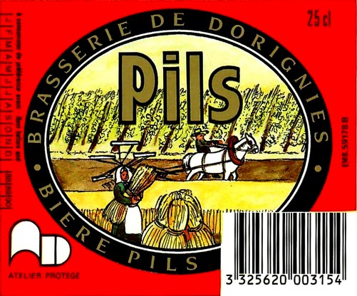 etiquette BRASSERIE DE DORIGNIES 28