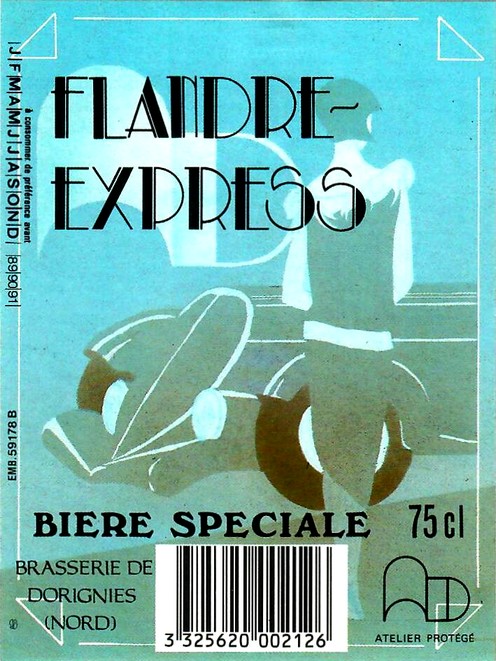 etiquette BRASSERIE DE DORIGNIES 38