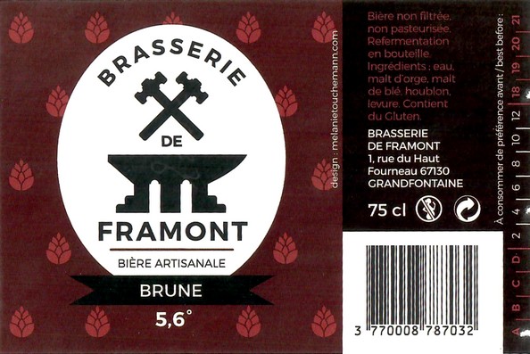 Etiquette BRASSERIE DE FRAMONT 05