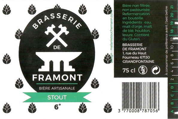 Etiquette BRASSERIE DE FRAMONT 06