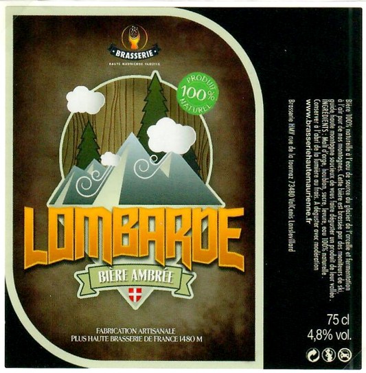 Etiquette BRASSERIE DE HAUTE MARIENNE 01