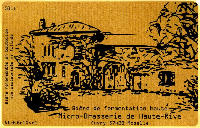 etiquette BRASSERIE DE HAUTE RIVE 01