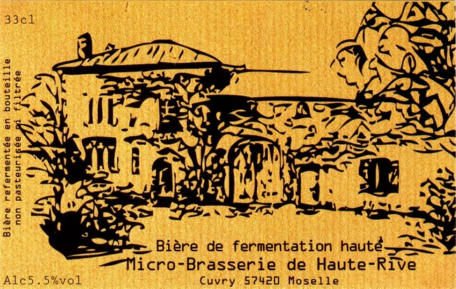 etiquette BRASSERIE DE HAUTE RIVE 02