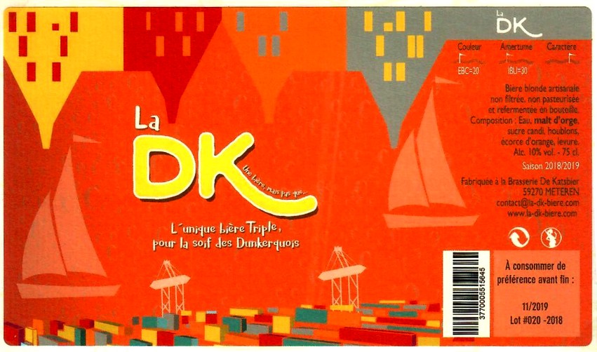 etiquette BRASSERIE DE KATSBIER 01