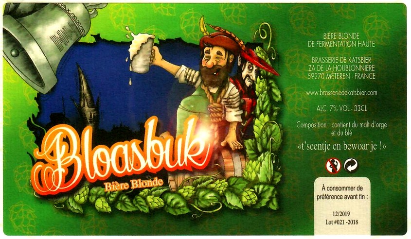 etiquette BRASSERIE DE KATSBIER 09