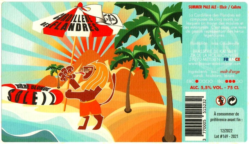 Etiquette BRASSERIE DE KATSBIER 100