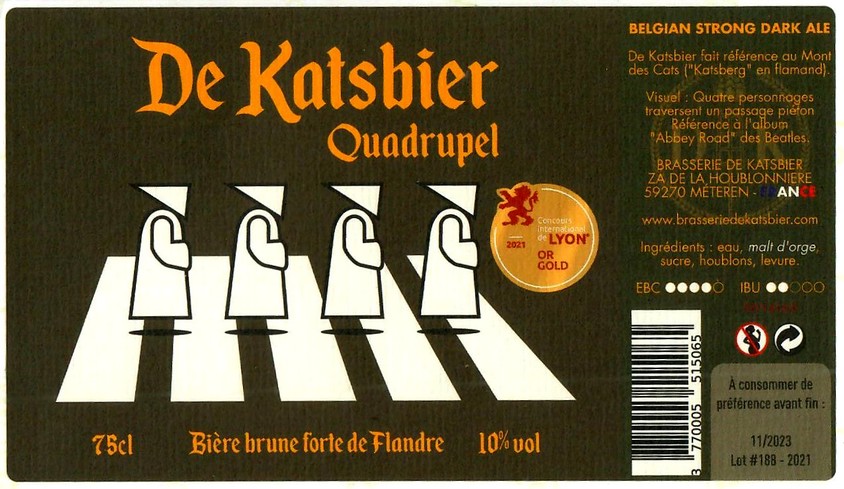 Etiquette BRASSERIE DE KATSBIER 102