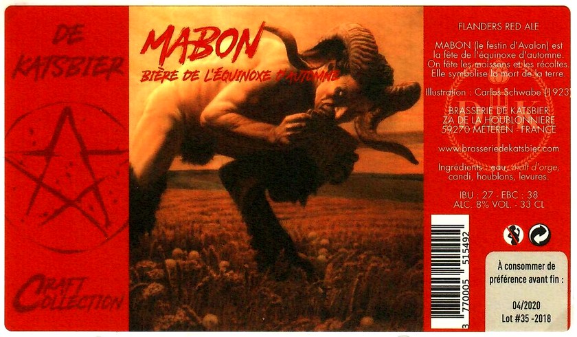 etiquette BRASSERIE DE KATSBIER 12