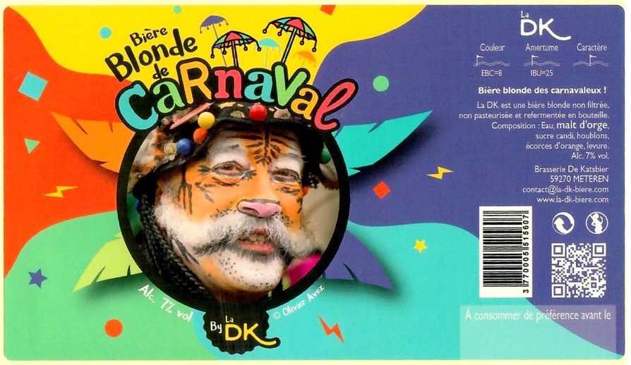 Etiquette BRASSERIE DE KATSBIER 123