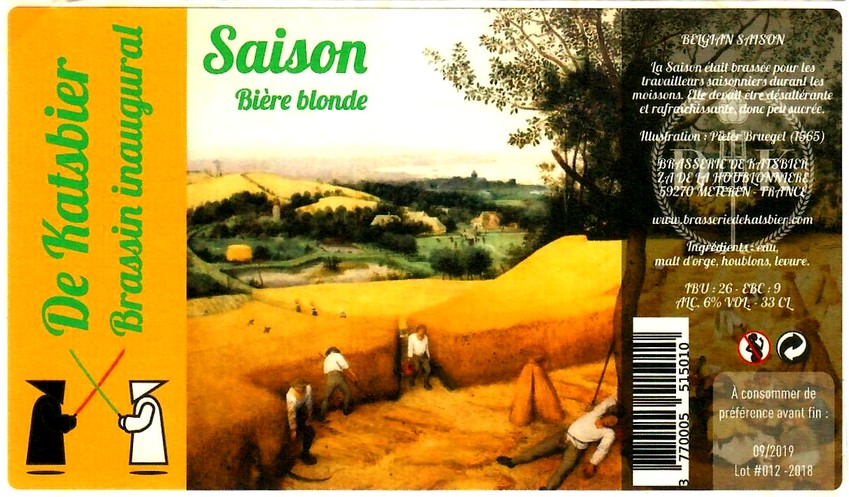 etiquette BRASSERIE DE KATSBIER 13