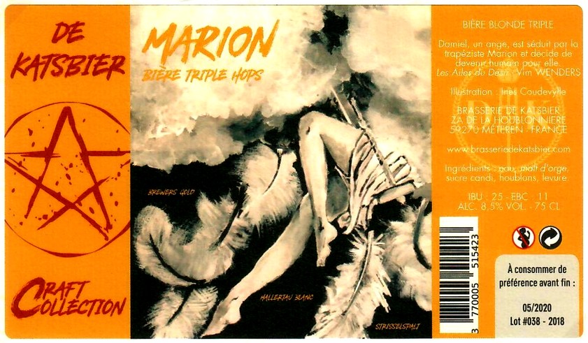 etiquette BRASSERIE DE KATSBIER 15