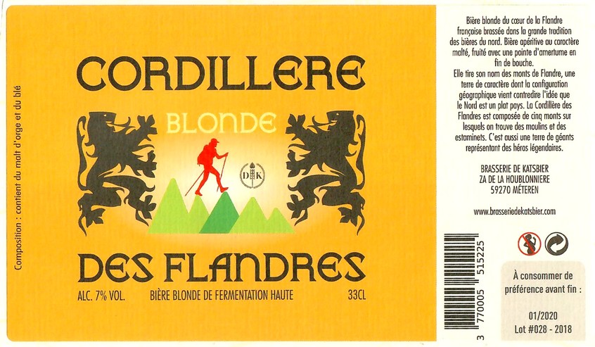 Etiquette BRASSERIE DE KATSBIER 155