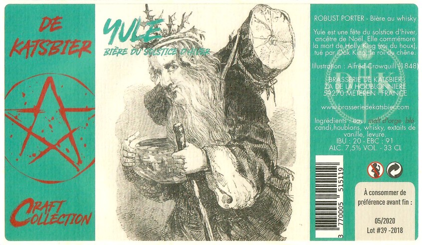Etiquette BRASSERIE DE KATSBIER 158