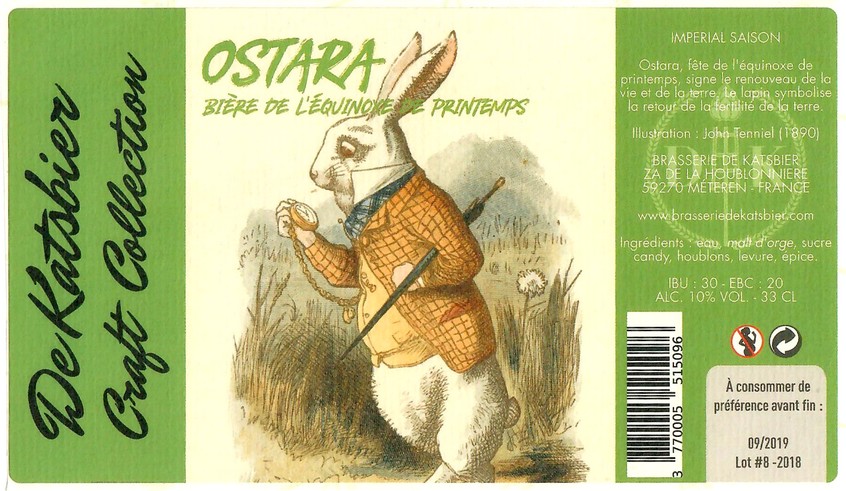 Etiquette BRASSERIE DE KATSBIER 159