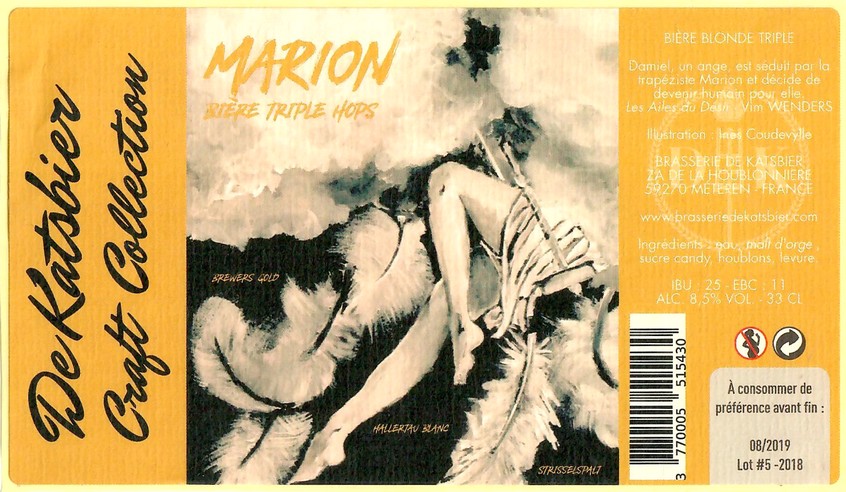 Etiquette BRASSERIE DE KATSBIER 161