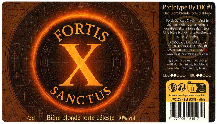 Etiquette BRASSERIE DE KATSBIER 172