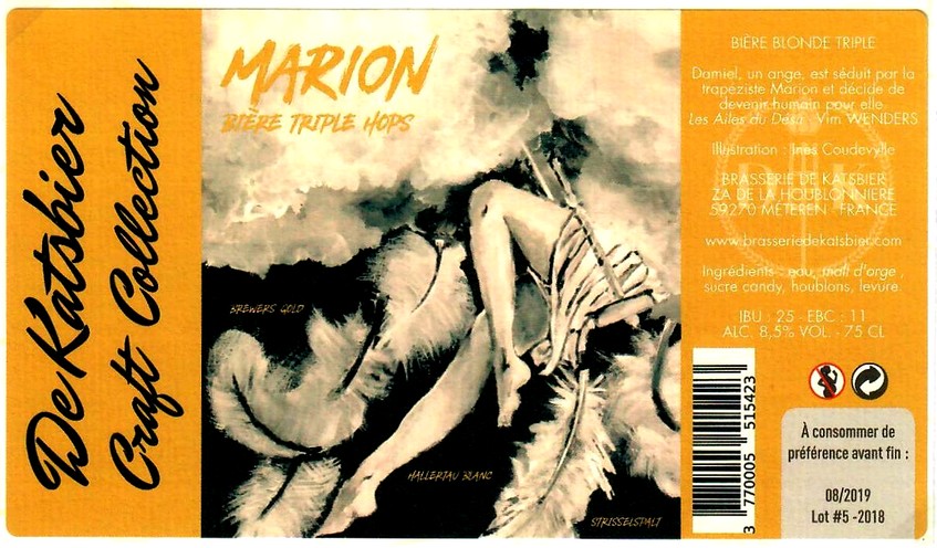 etiquette BRASSERIE DE KATSBIER 23