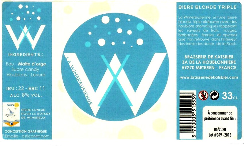 etiquette BRASSERIE DE KATSBIER 24