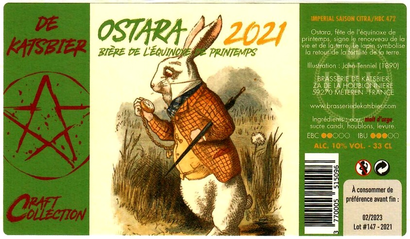 etiquette BRASSERIE DE KATSBIER 35