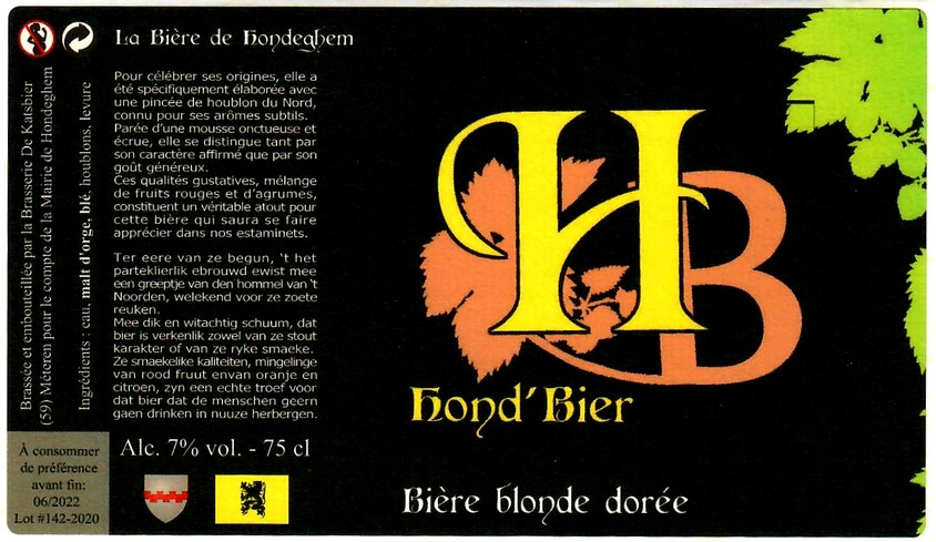 etiquette BRASSERIE DE KATSBIER 37