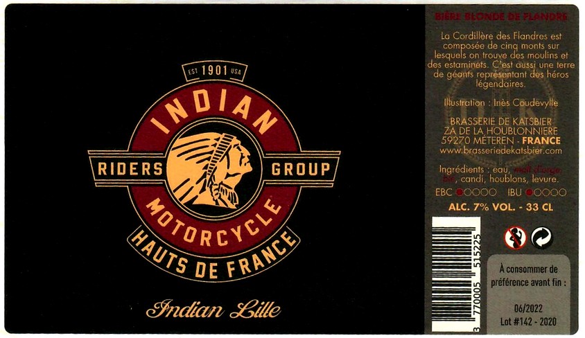 etiquette BRASSERIE DE KATSBIER 39