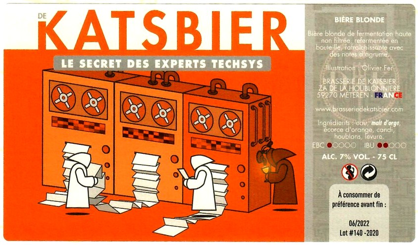 etiquette BRASSERIE DE KATSBIER 40