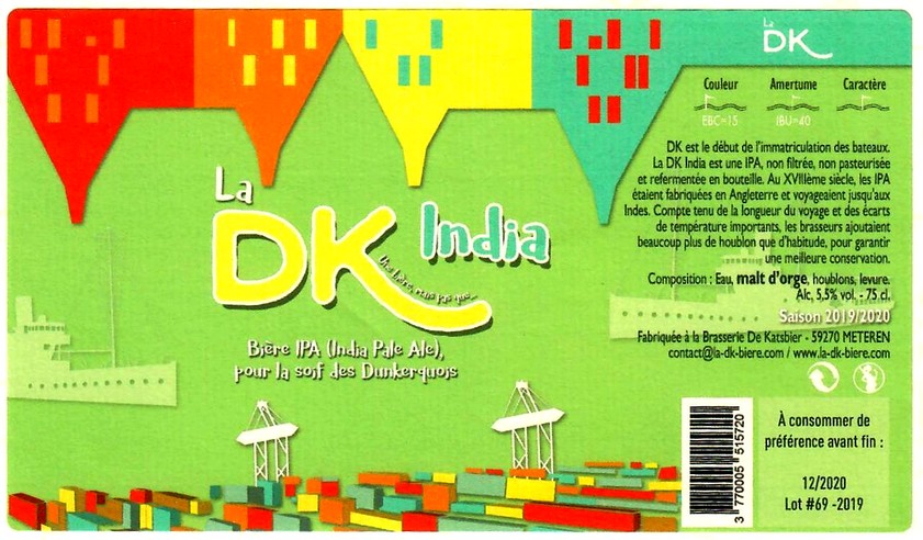 etiquette BRASSERIE DE KATSBIER 43