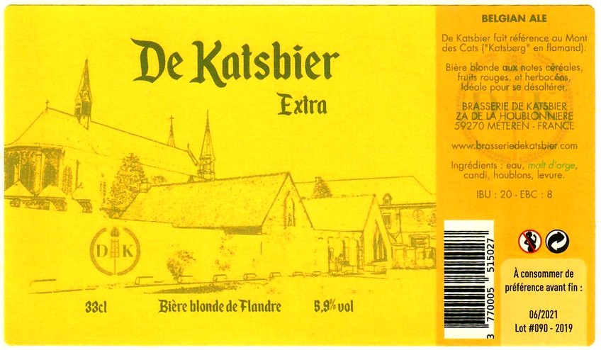 etiquette BRASSERIE DE KATSBIER 45
