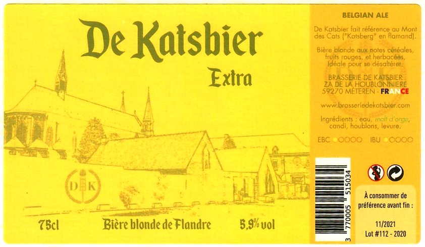 etiquette BRASSERIE DE KATSBIER 46