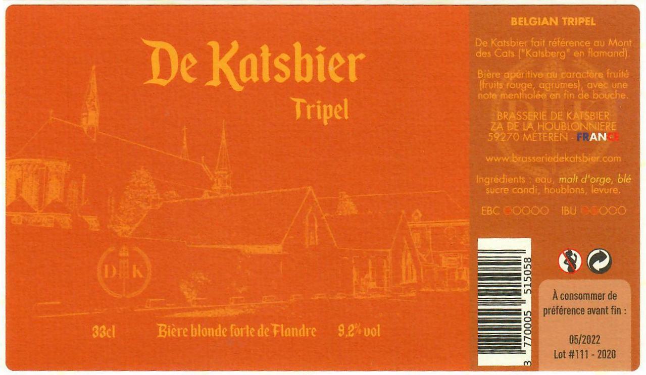 etiquette BRASSERIE DE KATSBIER 47
