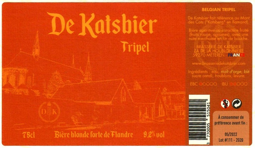 etiquette BRASSERIE DE KATSBIER 48
