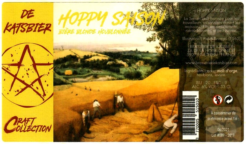 etiquette BRASSERIE DE KATSBIER 50
