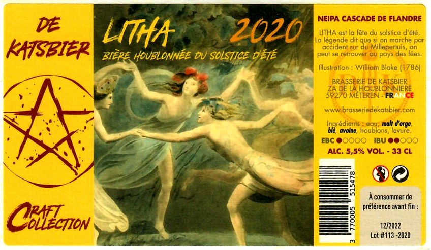 etiquette BRASSERIE DE KATSBIER 54