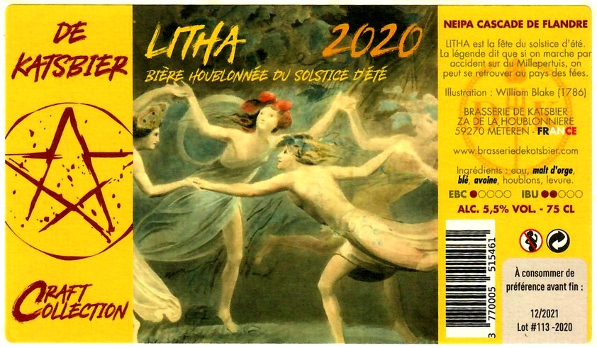 etiquette BRASSERIE DE KATSBIER 55