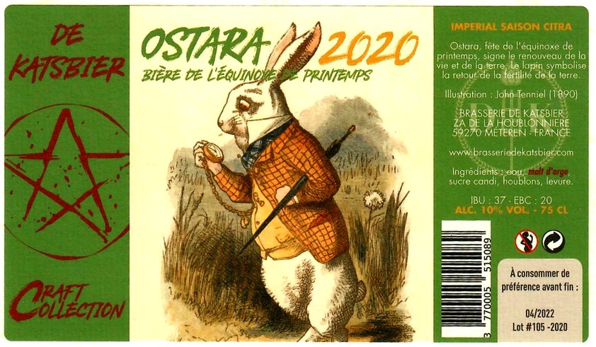 etiquette BRASSERIE DE KATSBIER 57