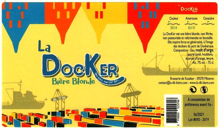 etiquette BRASSERIE DE KATSBIER 63
