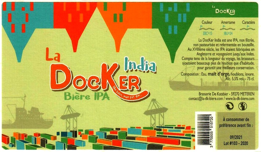 etiquette BRASSERIE DE KATSBIER 64