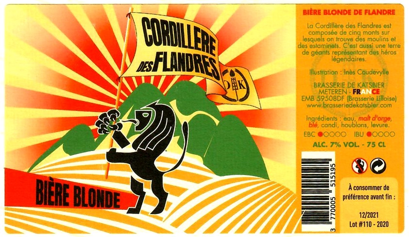 etiquette BRASSERIE DE KATSBIER 68