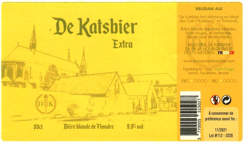 Etiquette BRASSERIE DE KATSBIER 69